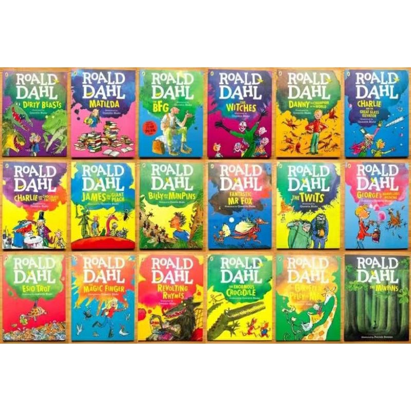 Roald Dahl 大型本(18冊セット) 全ページカラーバージョン - 洋書