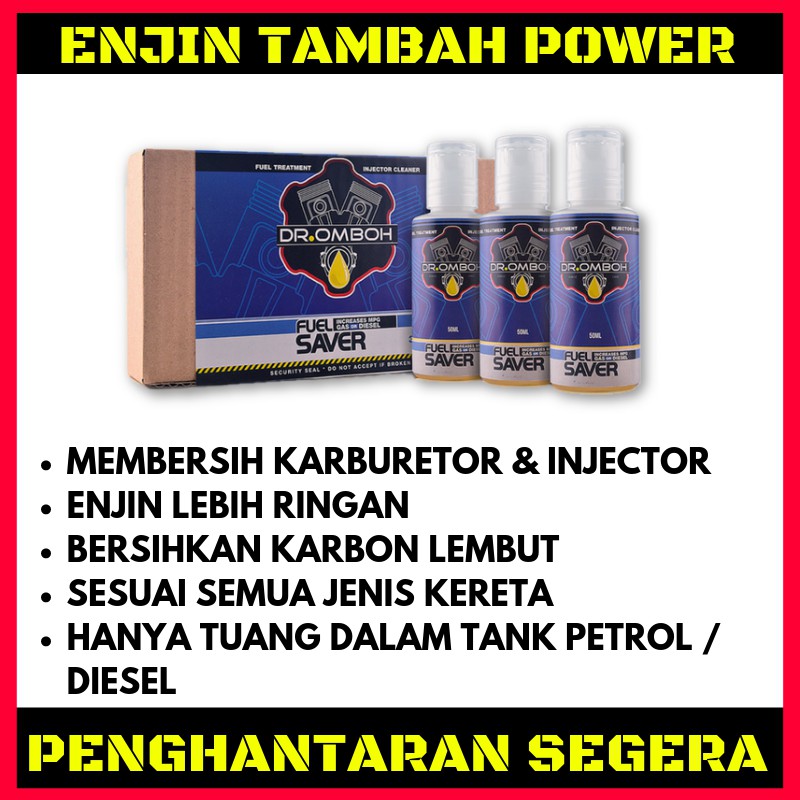 Improve Pickup Dr Omboh 50ml X 3 Btl Injector Cleaner Fuel Treatment Shopee Malaysia