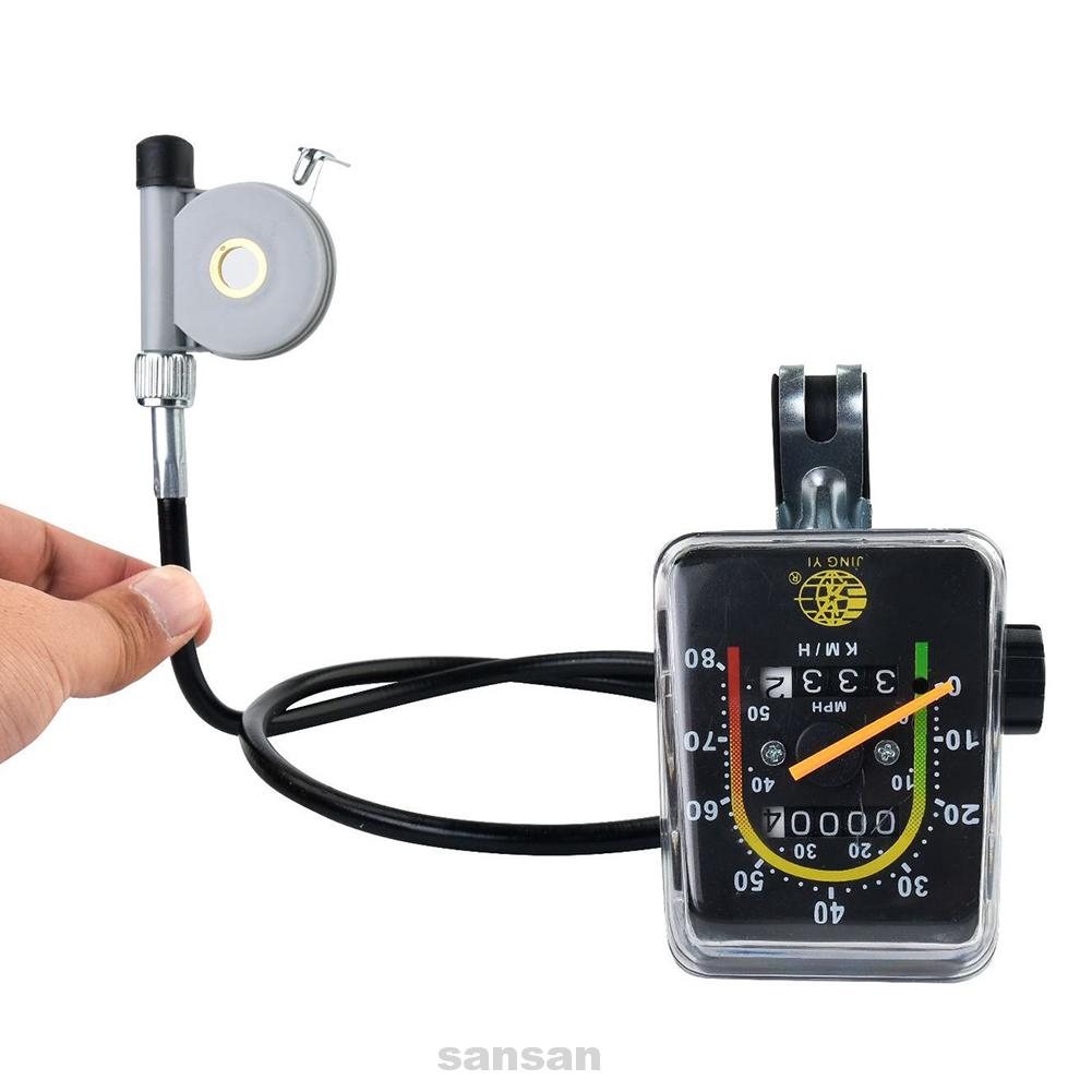 retro analog bicycle speedometer