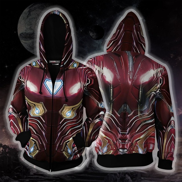 iron man costume hoodie