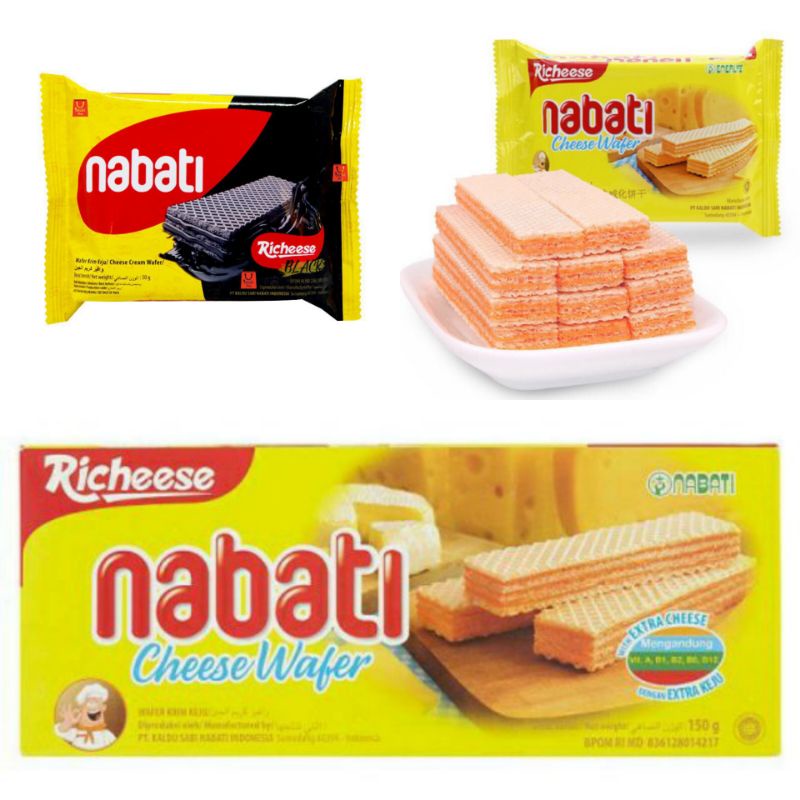 Nabati Cheese / Black Cheese Foam Cake (Activated Quick) Richeese