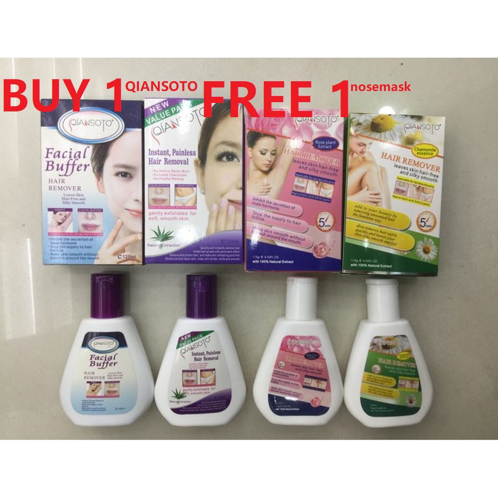 Hair Removal Cream Krim Tanggal Bulu Hair Removal Buang Bulu Qiansoto