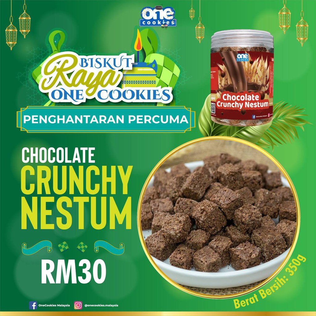 Buy Biskut Chocolate Crunchy Nestum Biskut Coklat Crunchy Nestum Biskut Raya Chocolate Crunchy Nestum Biscuit Biskut Seetracker Malaysia