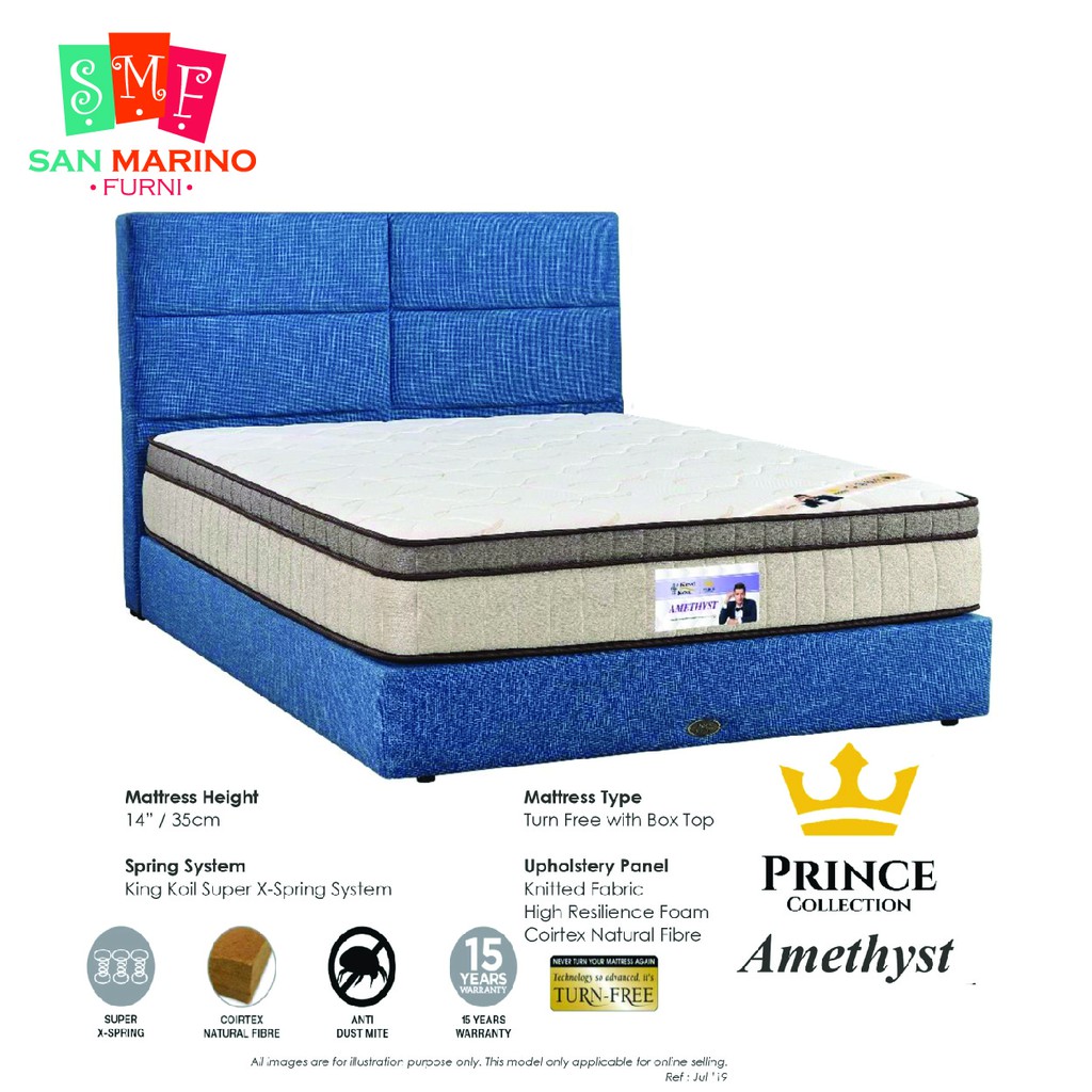 *New Improved Model* King Koil Fattah Amin Prince Hotel AMETHYST Mattress