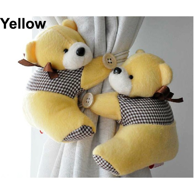 Teddy Bear Curtain Tieback Tie Back Decor Holder Buckle Holdback