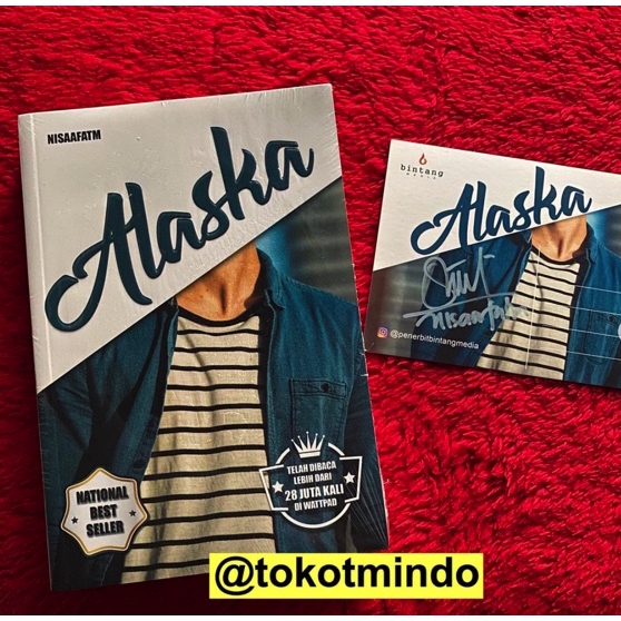 Novel Alaska Nisaafatm Bonus Postcard Ttd Writing Shopee Malaysia