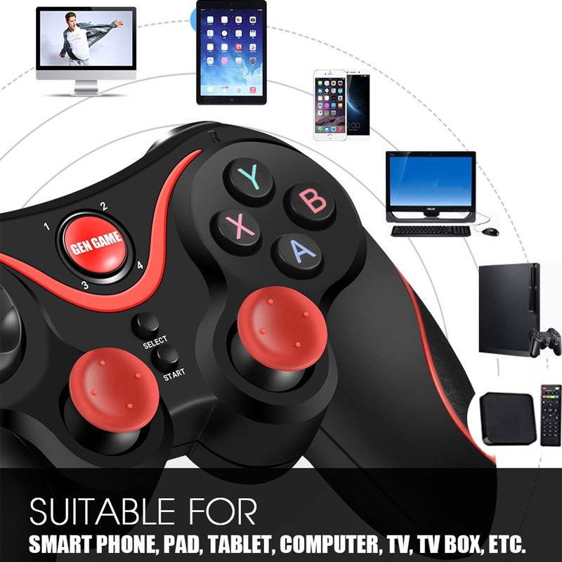 Essential Must Gamepad X3 Wireless Bluetooth Joystick PC Android Game Console Controller Terios IOS Phone/ Tablet /PC... - Image 3