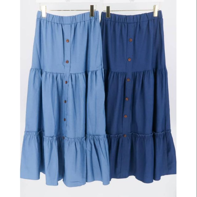 skirt jeans labuh muslimah