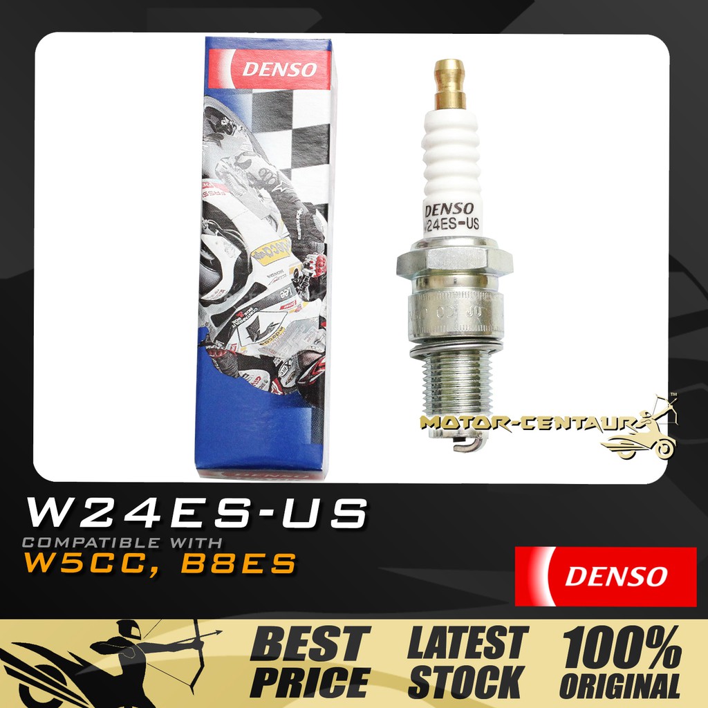Palam Pencucuh Denso Spark Plug W24es Us W5cc B8es For Rxz Y125 Z Zr Shopee Malaysia