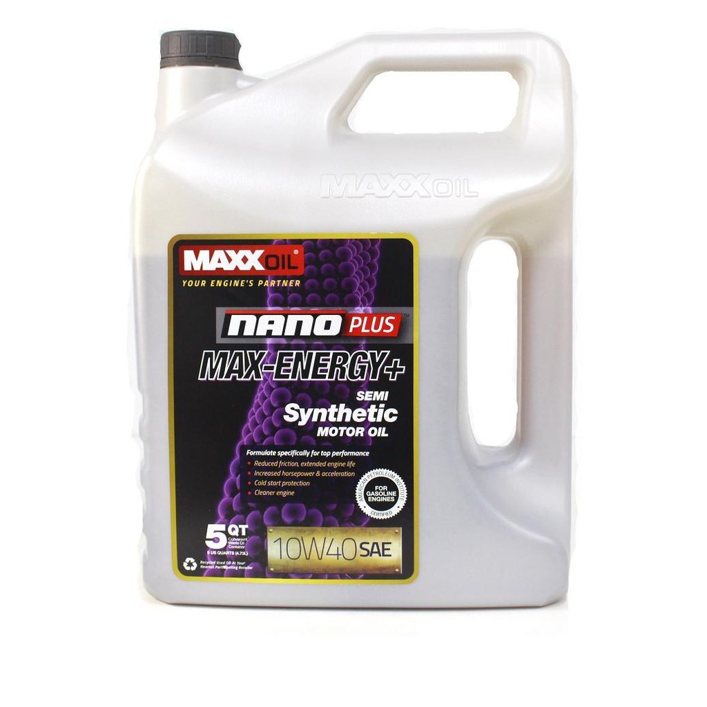 Maxxoil Nano Plus Max-Energy+ Semi Synthetic Engine Oil 