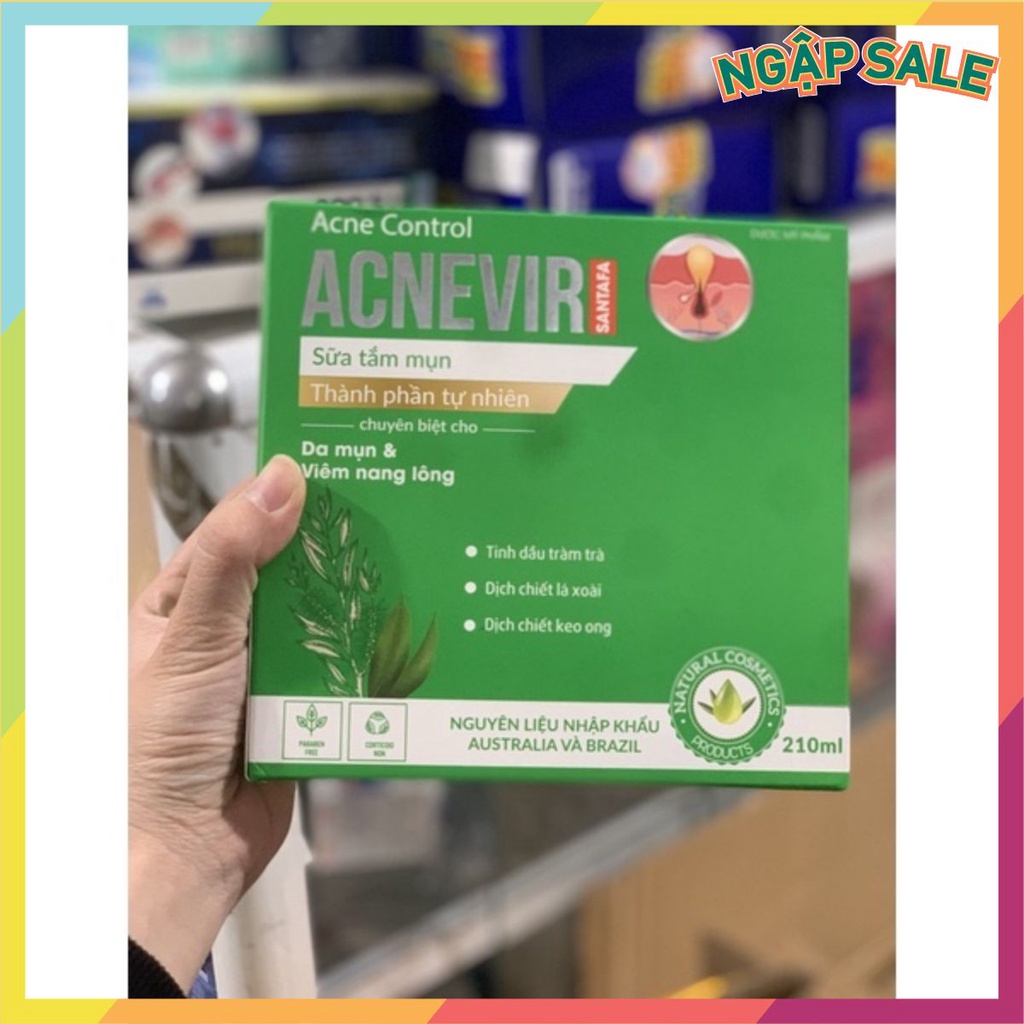 Acnevir Shower Gel Dedicated To Acne & Folliculitis Skin Shopee Malaysia