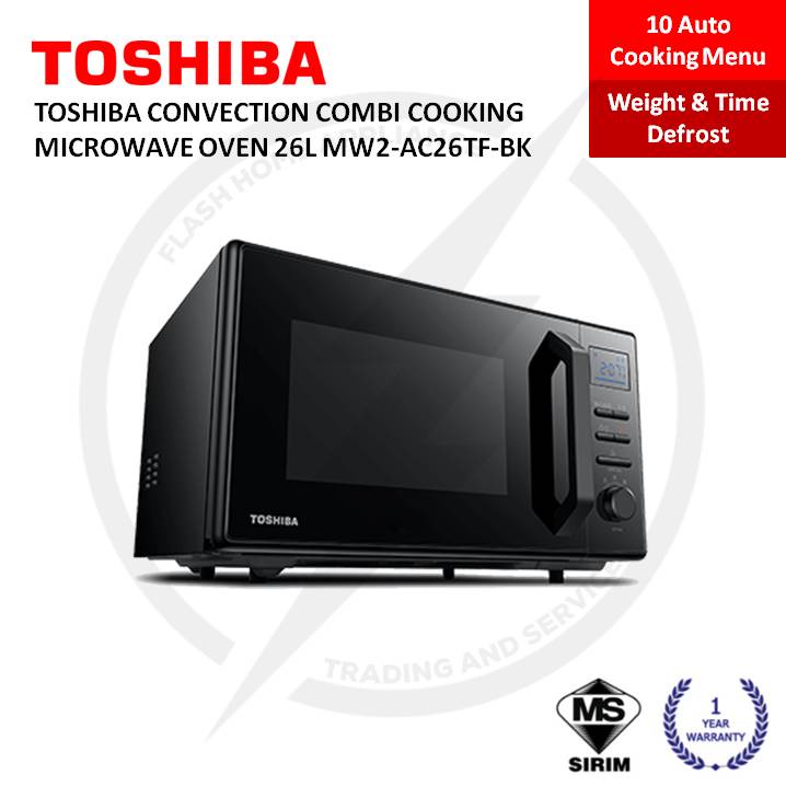 TOSHIBA CONVECTION COMBI COOKING MICROWAVE OVEN (26L) WITH 10 AUTO COOK