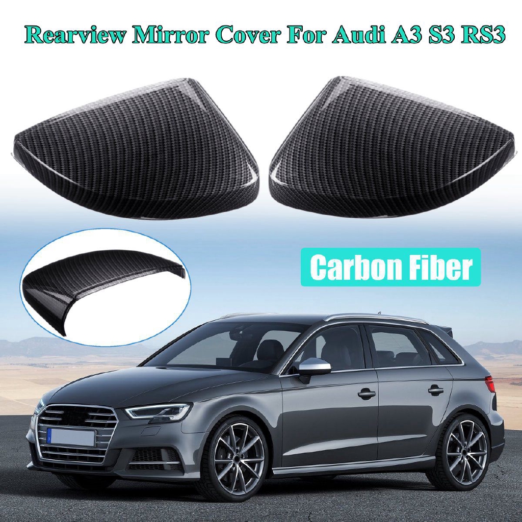 audi a3 carbon fibre wing mirror