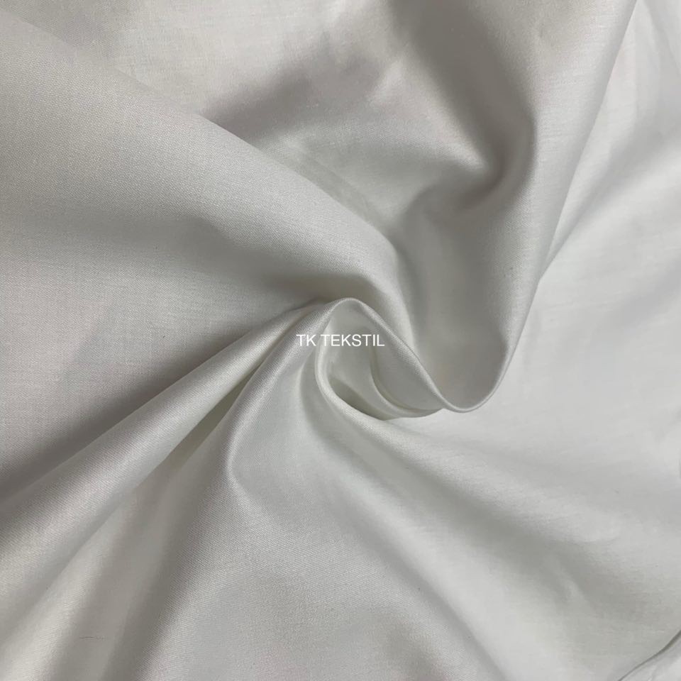 PREMIUM 100% PURE COTTON Kain Cotton Plain Bidang 100" / Cotton Fabric ...