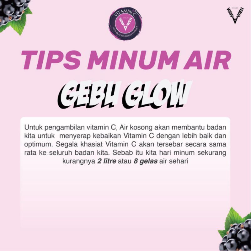 Gebu Glow Vitamin C New Flavour Shopee Malaysia