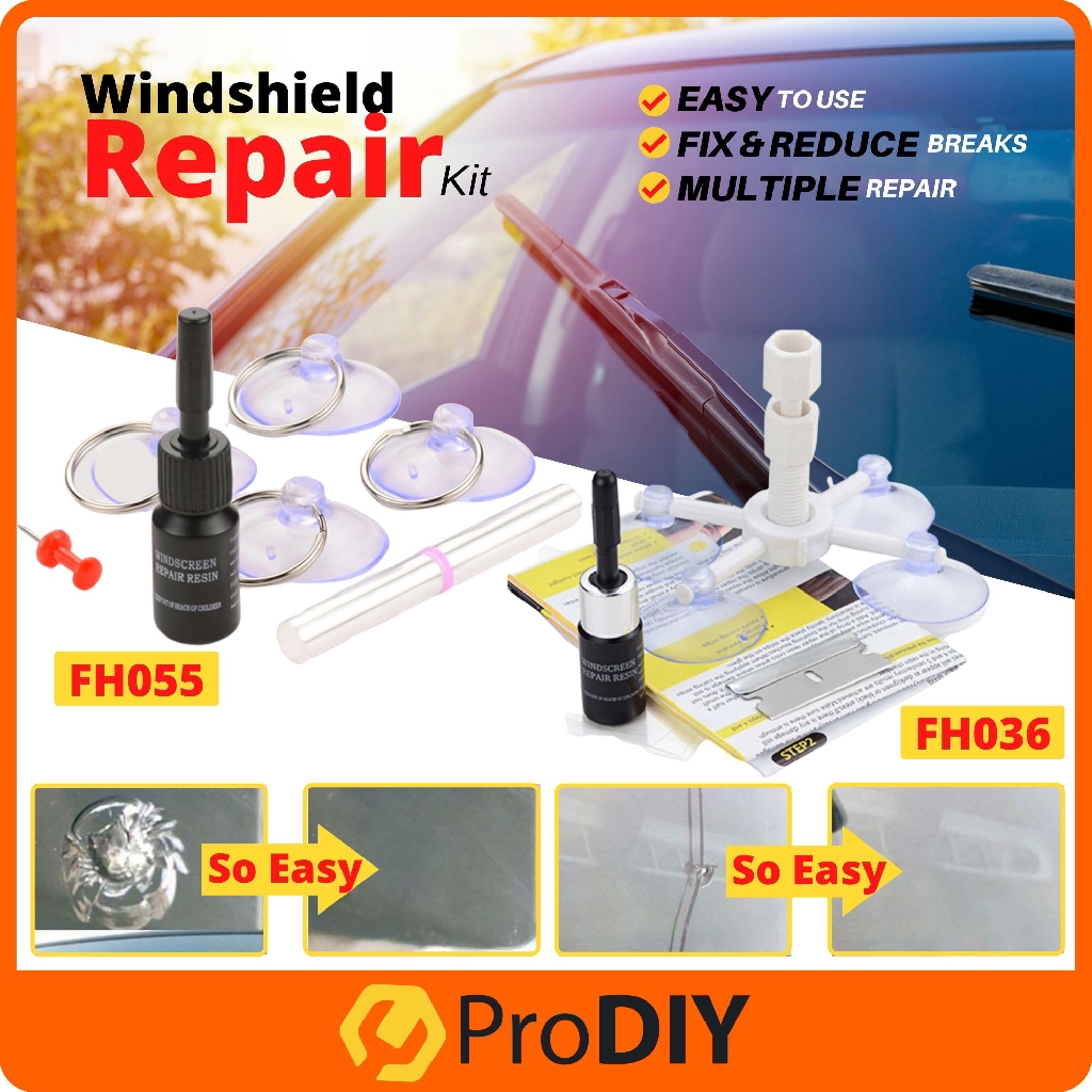 TRUEFUL Windshield Repair Kit Car Window Vehicle Glue Scratch Crack