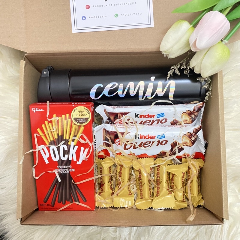 custom name thermos/ gift box thermos custome name /surprise box thermos/ flask thermos Shopee