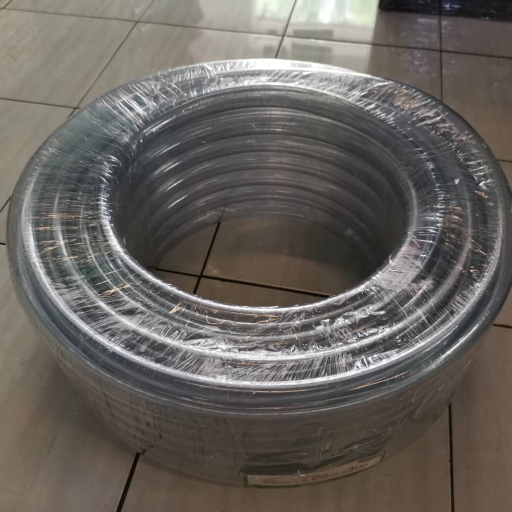 *22MM/ 25MM/ 28MM/ 31MM 30 METER PER ROLL* FULL RANGE PVC CLEAR HOSE ...