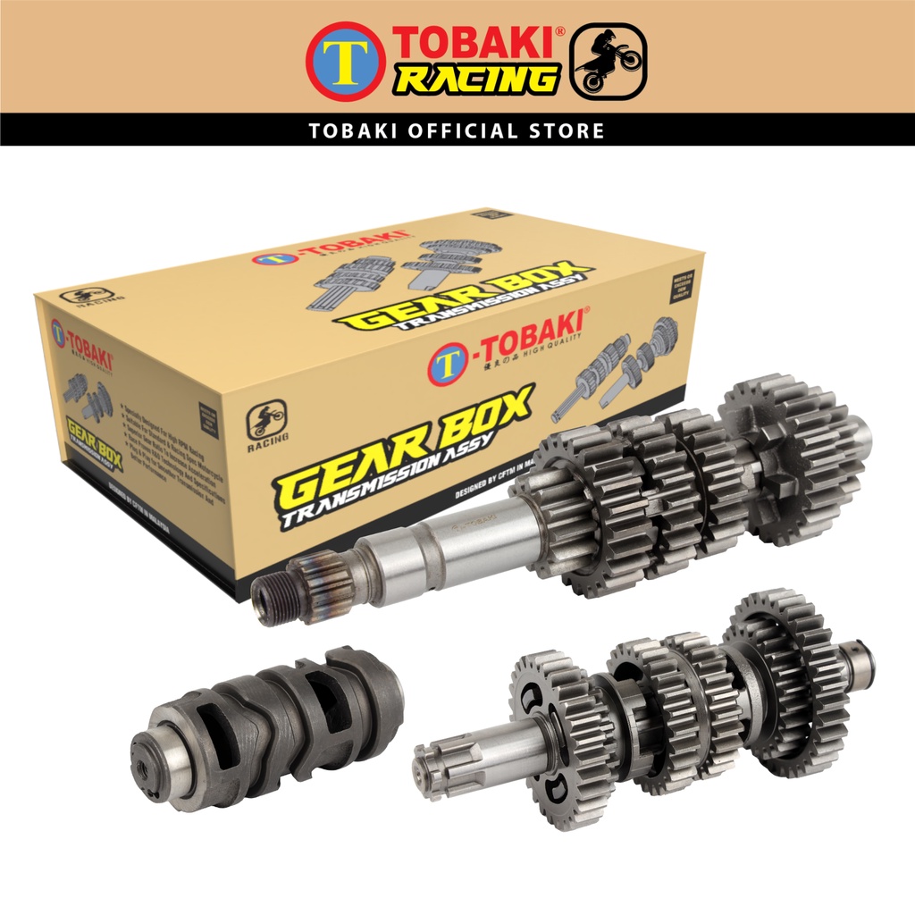 TOBAKI RACING GEAR BOX TRANSMISSION ASSY LC135-5S Y15ZR V2(MODIFY 6 ...