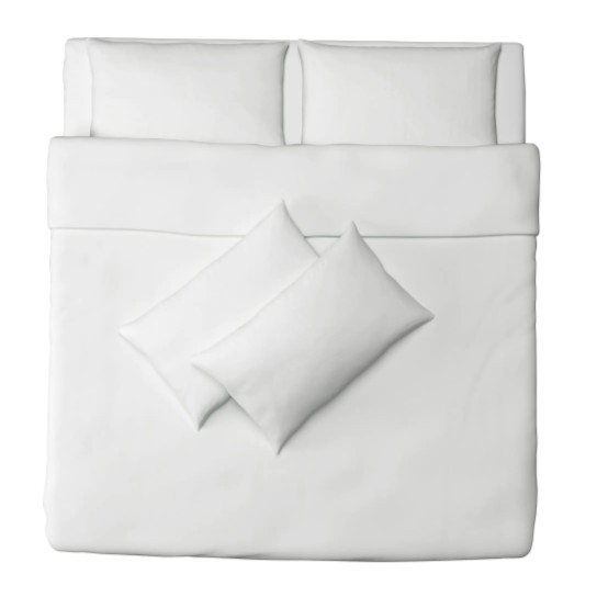 Ikea Dvala Quilt Cover And 4 Pillowcases Single Queen King