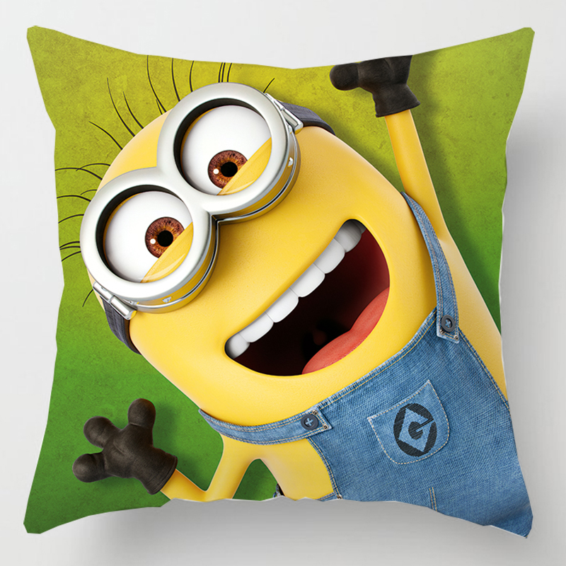 Cartoon Animation Minions Minion Pillowcase Home Accessories Single-sided  Printing Polyester Pillow Case Cushion Cover Home Sofa Decoration(Without  Pillow Inner) 45x45cm | Shopee Malaysia