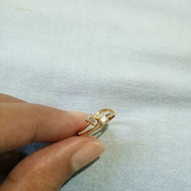 Cincin Batu Emas 750 Used Shopee Malaysia