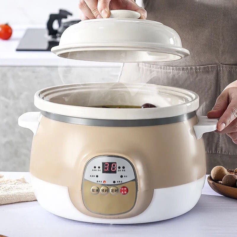 Zheng Shan Multi Function Electric Stew Pot Ceramic Slow Cooker Random Colour 正山智能电炖盅