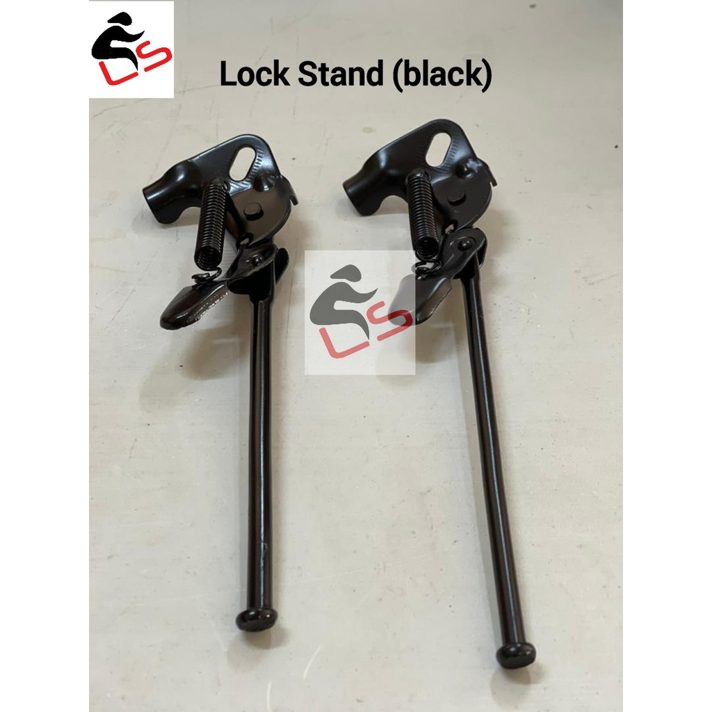 20" 24" 26" Bicycle stand with lock Bicycle Lock Kick Stand Side Stand Tongkat Basikal