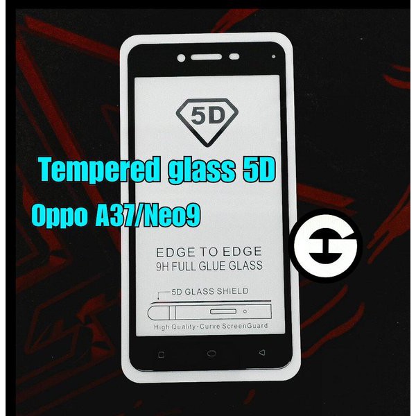 Tempered Glass Full Thick Oppo A37 Neo 9 Anti Scratch Precision Frame Black And White High Quality Tempered Glass Full Tebal Oppo A37 Neo 9 Anti Gores Presisi Frame Hitam Dan Putih