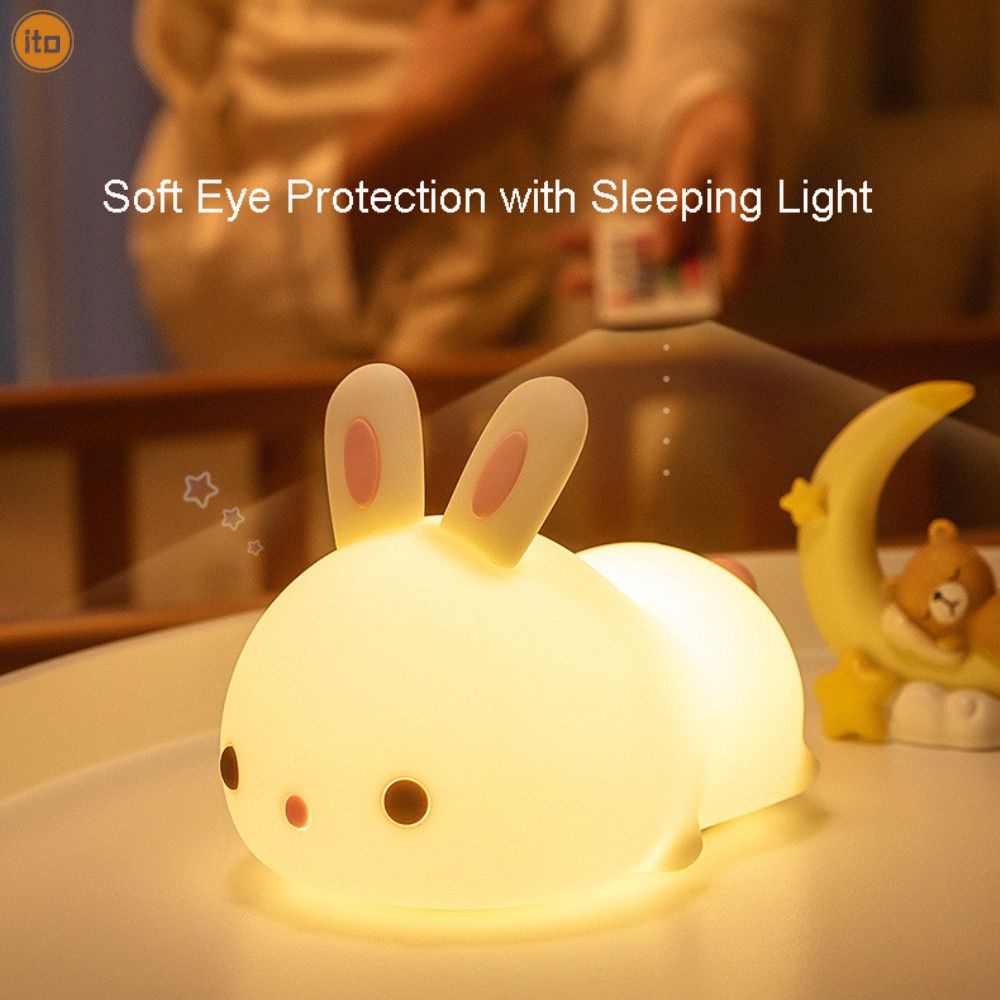 Cute Kitty Night Light,Valentine Gifts For Kids,Squishy Cat Nightlight For Toddlers,Baby,Teen Girl,Color Changing Animal Silicone Lights,Portable And Rechargeable Light Up Lamp,Kawaii Room Decor Stuff 
