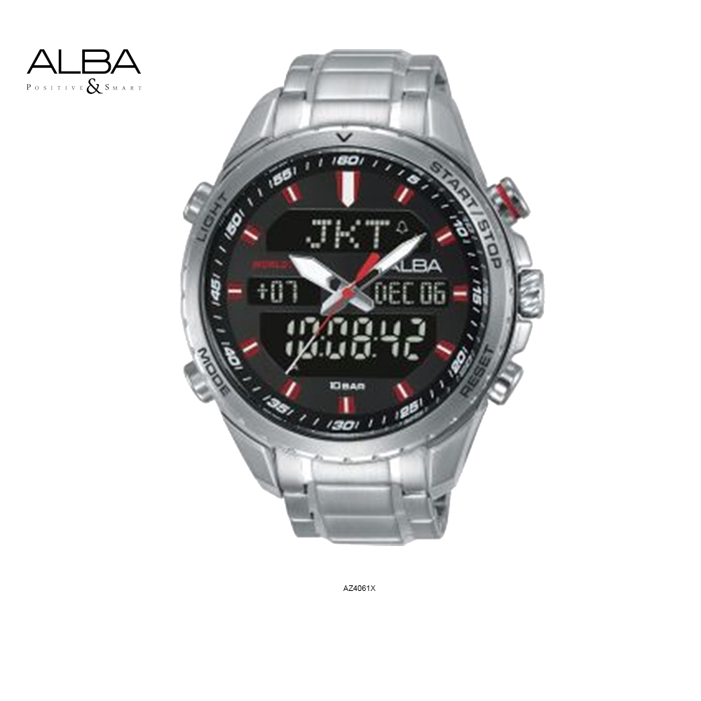 alba analog digital watch