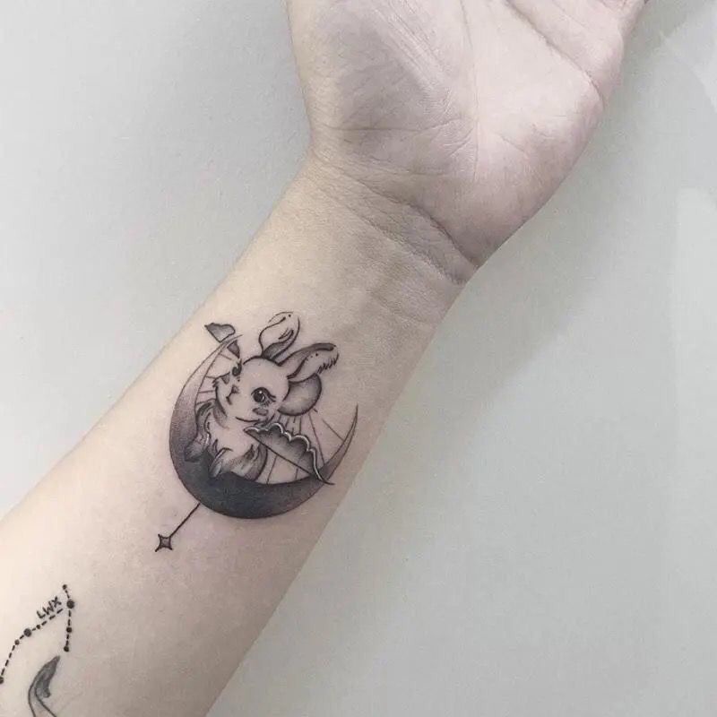 Womens Cool Cute Fashion Ins Fresh Sketched Black and White Tiger Rabbit  Waterproof Temporary Tattoo Stickers Couple Student Dark Whale Tattoo  Stickers | Shopee Malaysia
