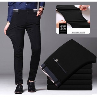 🇲🇾 READY STOCK🤵CEO Formal Pants Elastic Smart Men Business Trousers Casual Pant Office Wear Clothing Bottom MP 049
