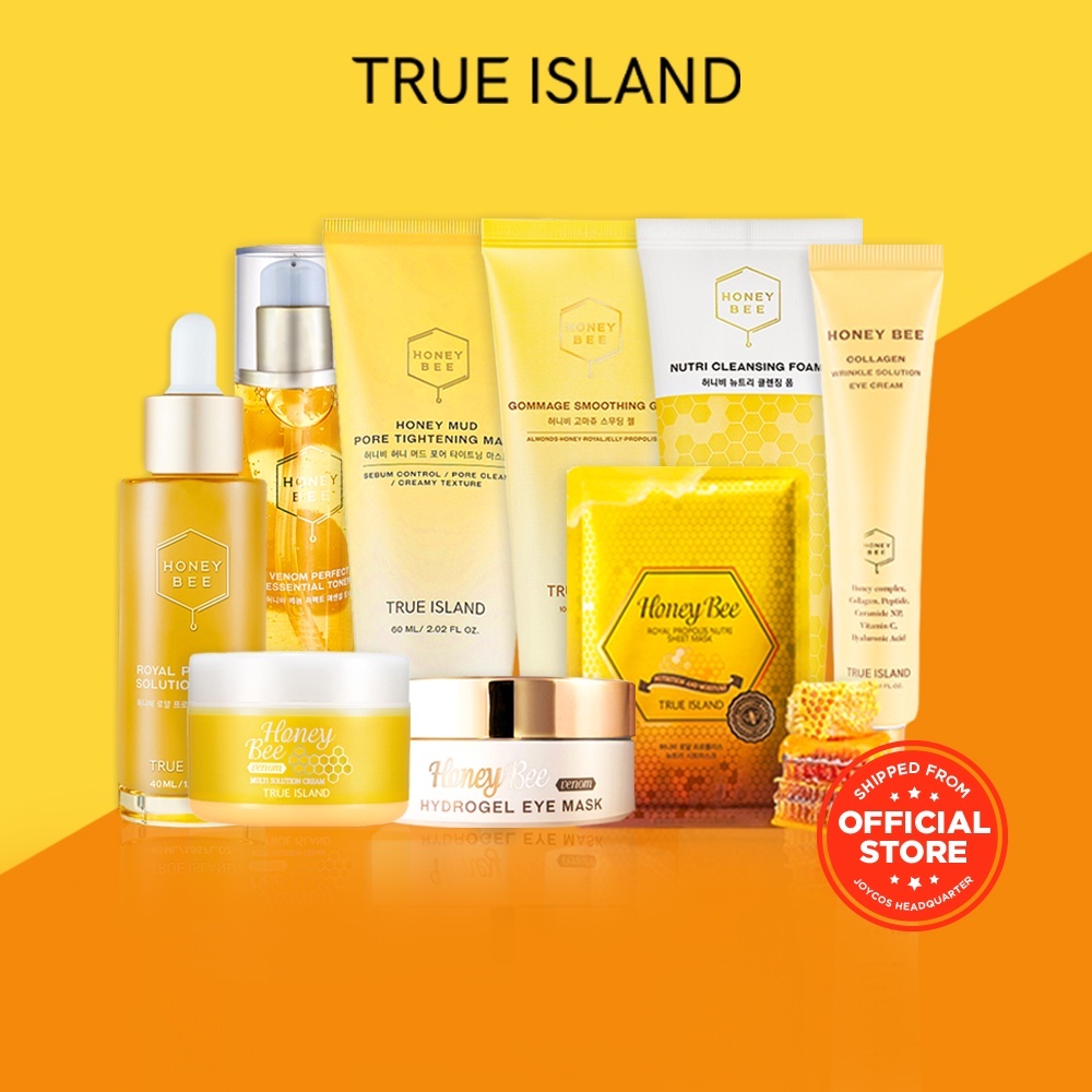[JOYCOS] True Island Honey Bee Eye Cream, Cream, Serum, Toner, Cleasing ...