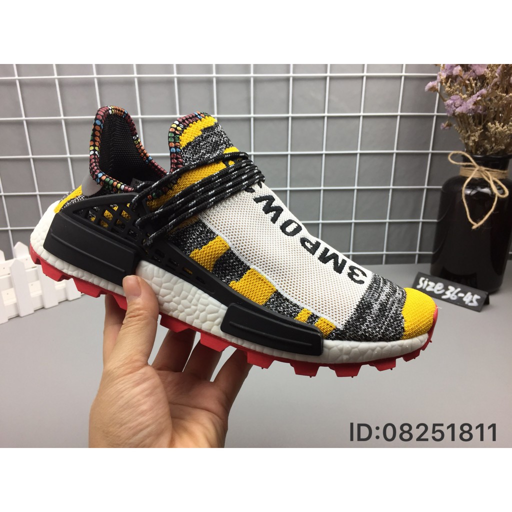 adidas nmd human race yellow