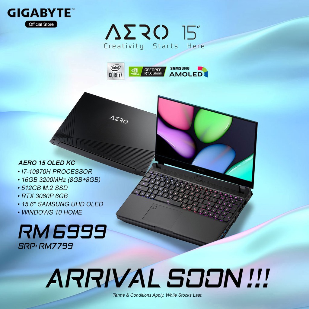 Gigabyte Notebook Official Store, Online Shop Shopee Malaysia