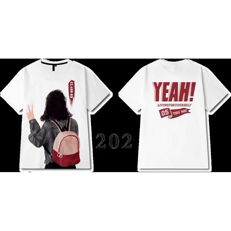 Custom Couple Class Classmate Friend T Shirt Baju Kelas Graduate Travel Outfit Clothes K Pop班服情侣装团康服学校 Shopee Malaysia