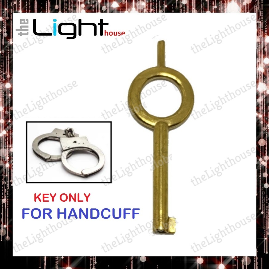 HANDCUFF KEY FOR HANDCUFFS HAND CUFF KUNCI GARI (Key Only)