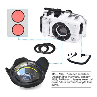 Seafrogs For Olympus TG6 Underwater Case Waterproof Case Diving Case