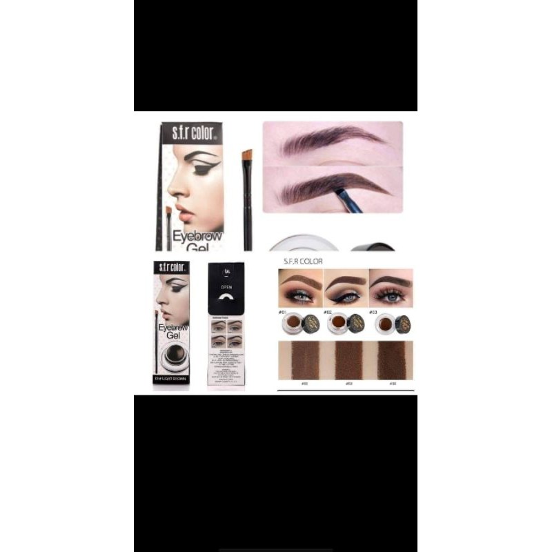Eyebrow gel sfr (01,02,03) Shopee Malaysia