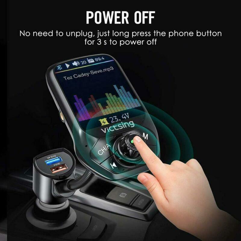 Multi Reliable Bluetooth-compatible Car FM Transmitter MP3 Player Adapter K5N8 Radio Hands M9V8 Quality