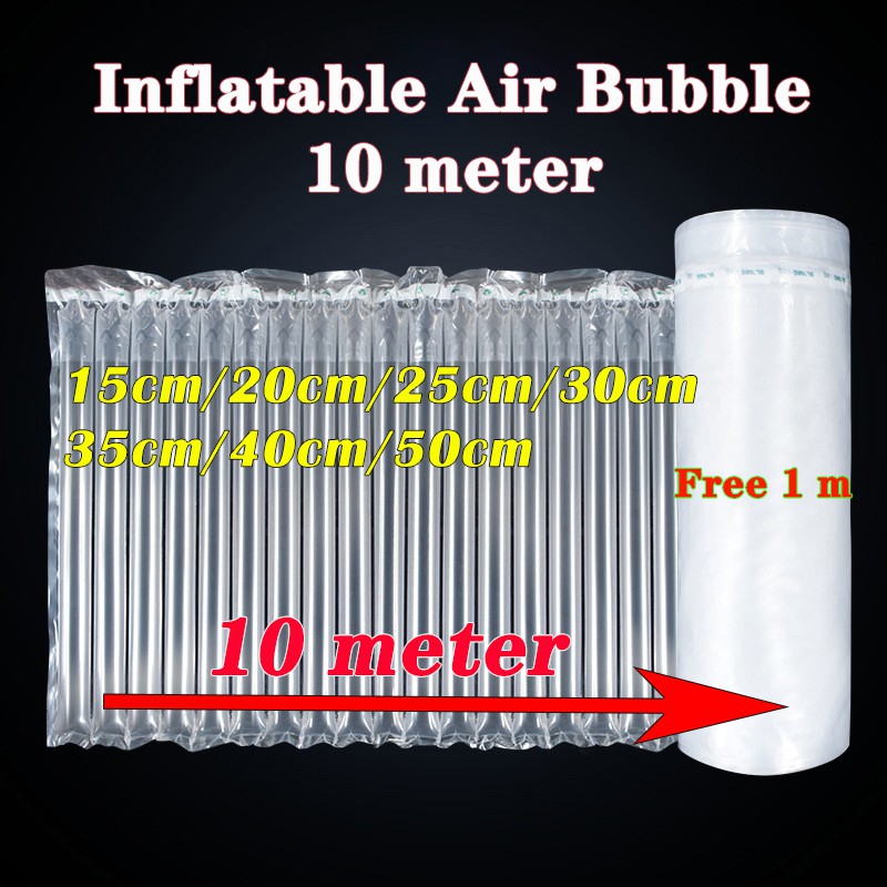 Inflatable Air Bubble Wrap 10M Protective Bubble Wrap 15cm 20cm