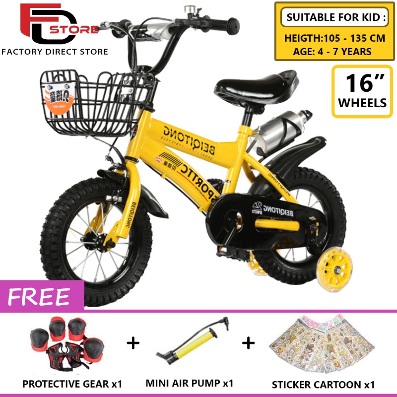 FDS BMX Freestyle Kids Bikes 16 Inch Wheels Boy's And Girl's Bikes