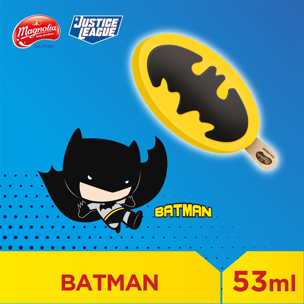 Magnolia Justice League Ice Cream Batman | Superman | The Flash | Shopee  Malaysia