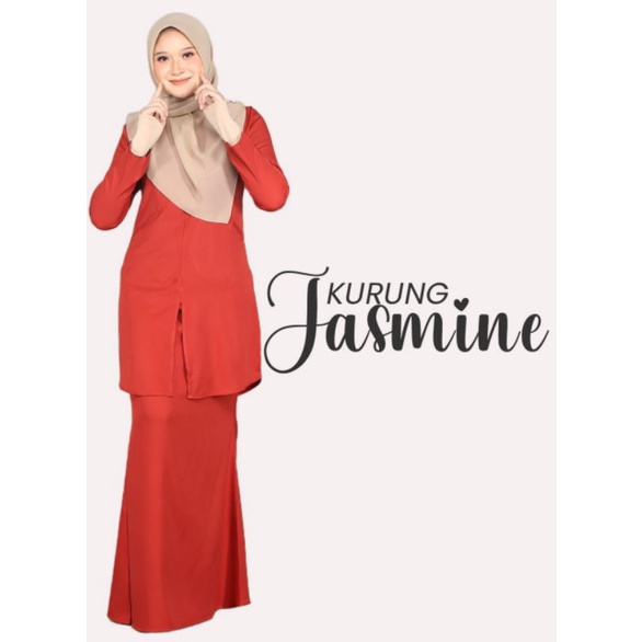 Baju Kurung Jasmine Hasnuri Classyminimalmodenkain Duyungfully Getahpoket Kiri Kananmeara 