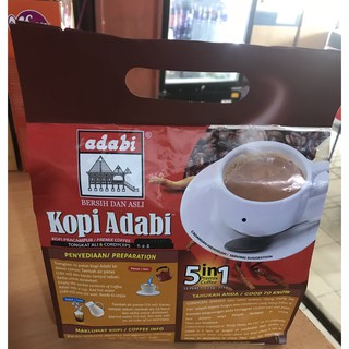 KOPI ADABI 5 IN 1 PREMIX COFFEE | Shopee Malaysia