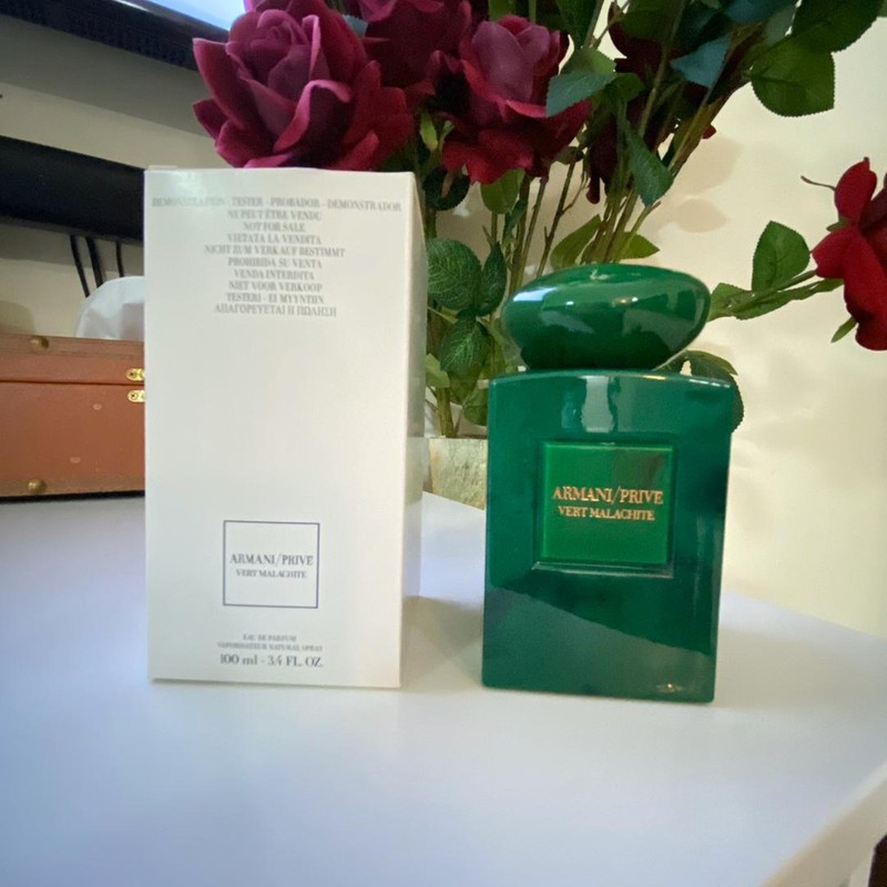 armani prive vert malachite tester