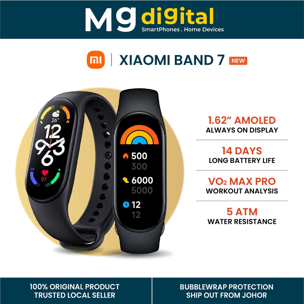 Xiaomi Mi Band 7 Smart Wristband AMOLED Color Screen With Magnetic ...