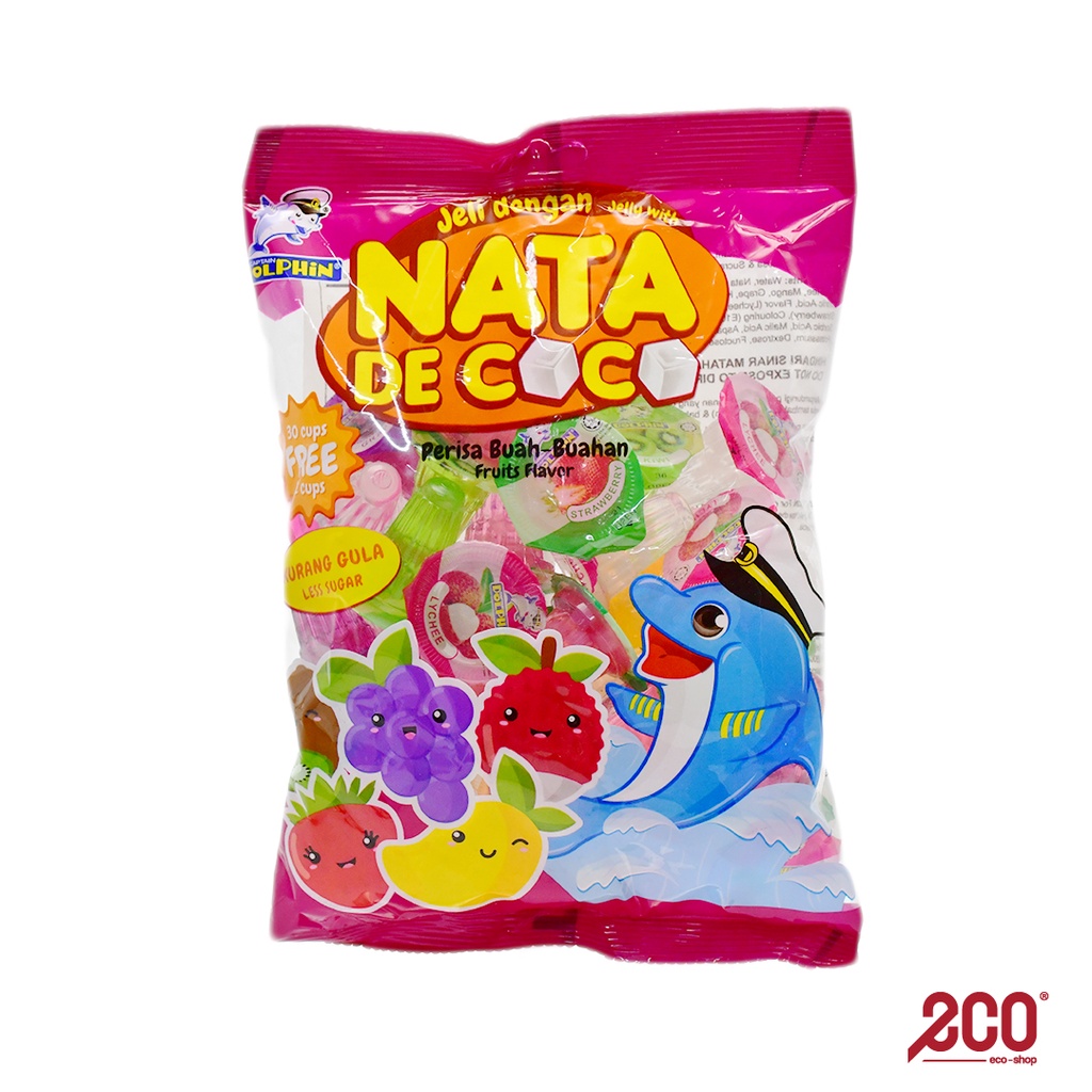 Dolphin Fruity Jelly with Nata De Coco (416g) -AB-L009-T04-15 - AB-L009-T04-15