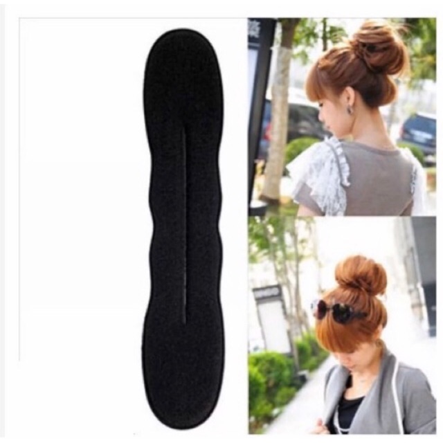 [17cm] HAIRDINI HAIR DINI/ HAIR BUN TOOL/ SPONGE/ DONUT TIE/